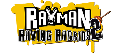 Rayman Raving Rabbids 2 logo for Wii